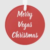 Signe de Las Vegas de Noël (dos)