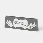 Signe de Lotus en blanc et blanc (Verso)