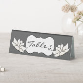 Signe de Lotus en blanc et blanc (En SItu (Tableau))