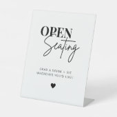 Signe de Mariage de script minimaliste moderne ouv (Recto)