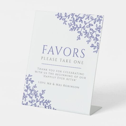 signe de mariage en feuille bleue (Recto)