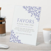 signe de mariage en feuille bleue (In SItu)