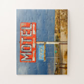 SIGNE DE MOTEL RETRO PUZZLE FACILE (Vertical)