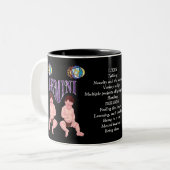 SIGNE DE NAISSANCE GEMini Zodiac Mug (Devant gauche)