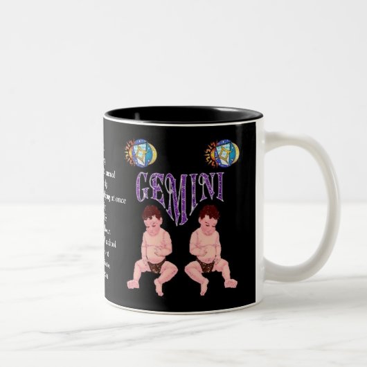 SIGNE DE NAISSANCE GEMini Zodiac Mug (Droit)