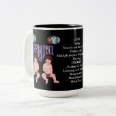 SIGNE DE NAISSANCE GEMini Zodiac Mug (Devant gauche)