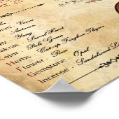 SIGNE DE NAISSANCE ZODIAC LIBRA POSTER (Coin)