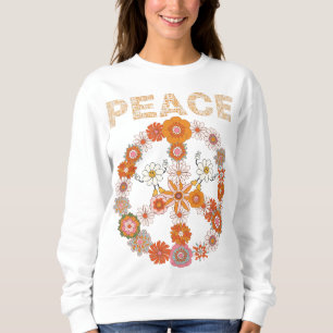 SIGNE DE PAIX DE FLEURS AMOUR - Sweatshirt femme