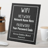 Signe de piédestal des instructions WiFi (In SItu)