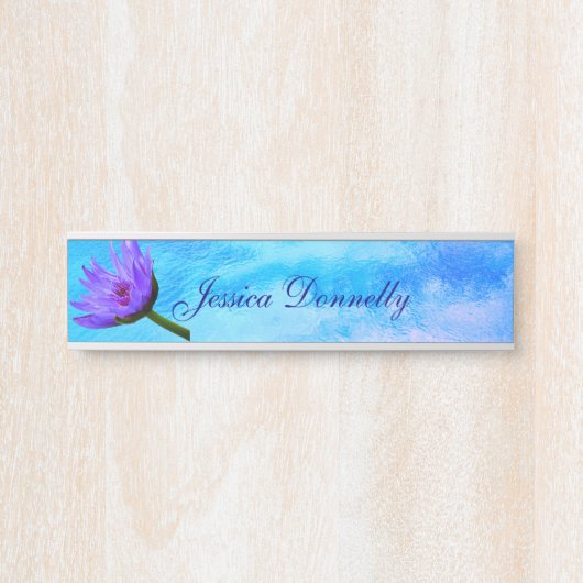 Signe de plaque d'identification de porte de nom (Devant)