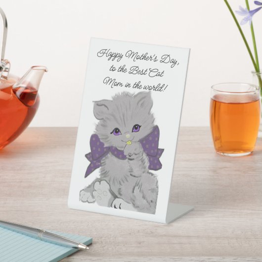 SIGNE DE POUSSIÈRE MEILLEUR CHAT Maman (In SItu)