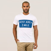 SIGNE DE REPOS Mens T-shirt (Devant entier)