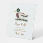 SIGNE DE REQUÊTE Baby shower de canard Mallard (Recto)