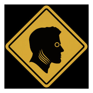 Signe de rue Regarder l'intérieur