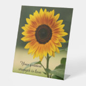 Signe de sobriété de tournesol (Recto)