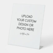 Signe De Table 10" X 12" Plastic Pedestal Stand Sign (Recto)