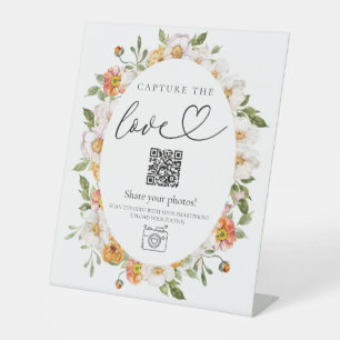 Signe De Table 10x12 Signet photo événement mariage floral code Q