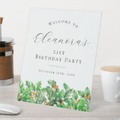 Signe De Table 21e anniversaire Holly Décembre Fleur de naissance (In SItu)