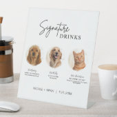Signe De Table 3 Animaux de compagnie Signature Boissons Signer M (In SItu)