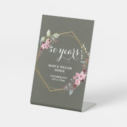 Signe De Table "50 ans de l'éternité : un anniversaire à retenir"