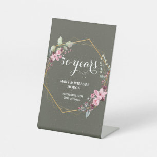 Signe De Table "50 ans de l'éternité : un anniversaire à retenir"