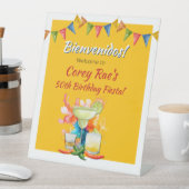 Signe De Table 50e anniversaire Fiesta Theme Bienvenidos Bienvenu (In SItu)