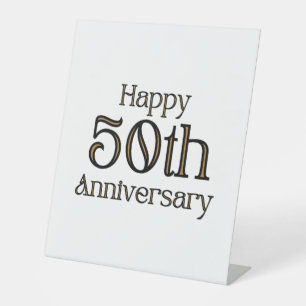 Signe De Table 50e Anniversary
