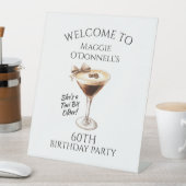 Signe De Table 60e anniversaire fête Espresso Martini Bienvenue (In SItu)