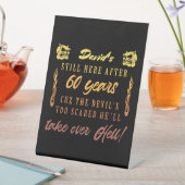 Signe De Table 60e Humour masculin (In SItu)