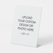 Signe De Table 6" X 8" Plastic Pedestal Stand Sign (Recto)