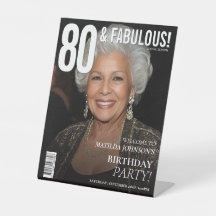 80 Fabulous Magazine Cover 80th Birthday 