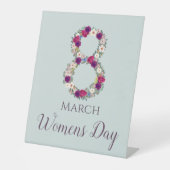 Signe De Table 8 mars Journée internationale des femmes (Recto)