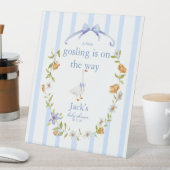 Signe De Table a gosling blue (In SItu)