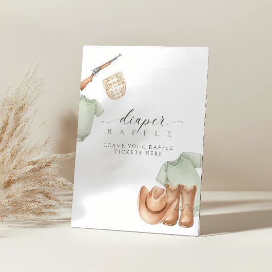 Signe De Table A little hunter is on the way baby shower diaper