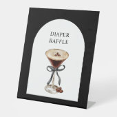 Signe De Table A Tini On is on the Way Baby Shower  (Recto)