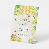 Signe De Table Abeilles miel fleurons de fête cartes cadeaux (Recto)