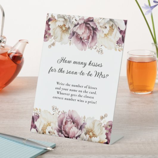 Signe De Table Abondance Florale Rustique Combien De Baisers Jeu (In SItu)