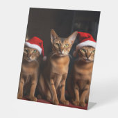 Signe De Table Abyssinian près de la cheminée Noël (Recto)