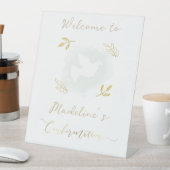 Signe De Table accents dorés Confirmation bienvenue (In SItu)