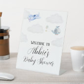 Signe De Table accueil baby shower thématique avion (In SItu)