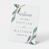 Signe De Table Accueil de la collection de Mariages Bliss Botaniq (Recto)