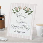 Signe De Table Accueil de la partie d'engagement romantique Soft  (In SItu)