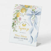 Signe De Table Accueil de mariage Squeeze Lemon aquarelle  (Recto)
