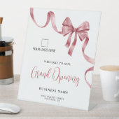 Signe De Table Accueil du logo du ruban d'ouverture (In SItu)