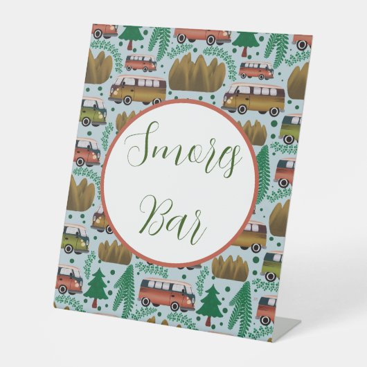 Signe De Table Adventure Await : Camper Smores Bar (Recto)
