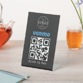 Signe De Table Affichage de paiement Venmo à scanner (In SItu)