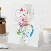 Signe De Table Affichages de conception personnelle (In SItu)