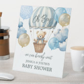 Signe De Table Affiche de bienvenue Baby shower d'attente rapide (In SItu)