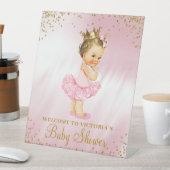 Signe De Table Affiche de bienvenue Baby shower Princess Tutu (In SItu)