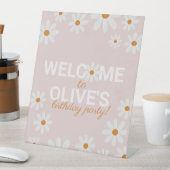 Signe De Table Affiche de bienvenue de fête d'anniversaire de Ret (In SItu)